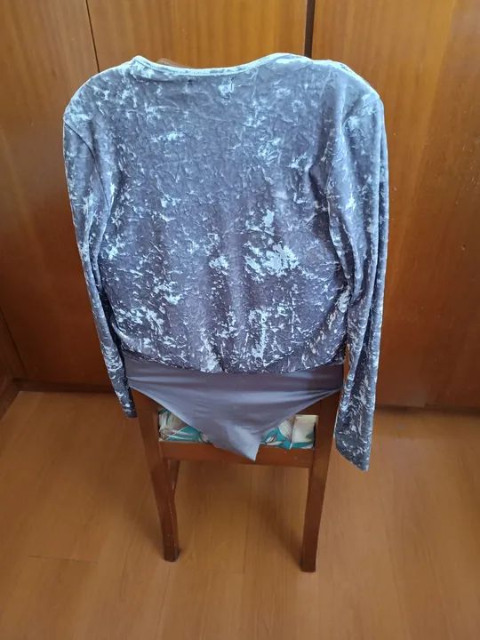 Body de veludo Zara - Foto 4
