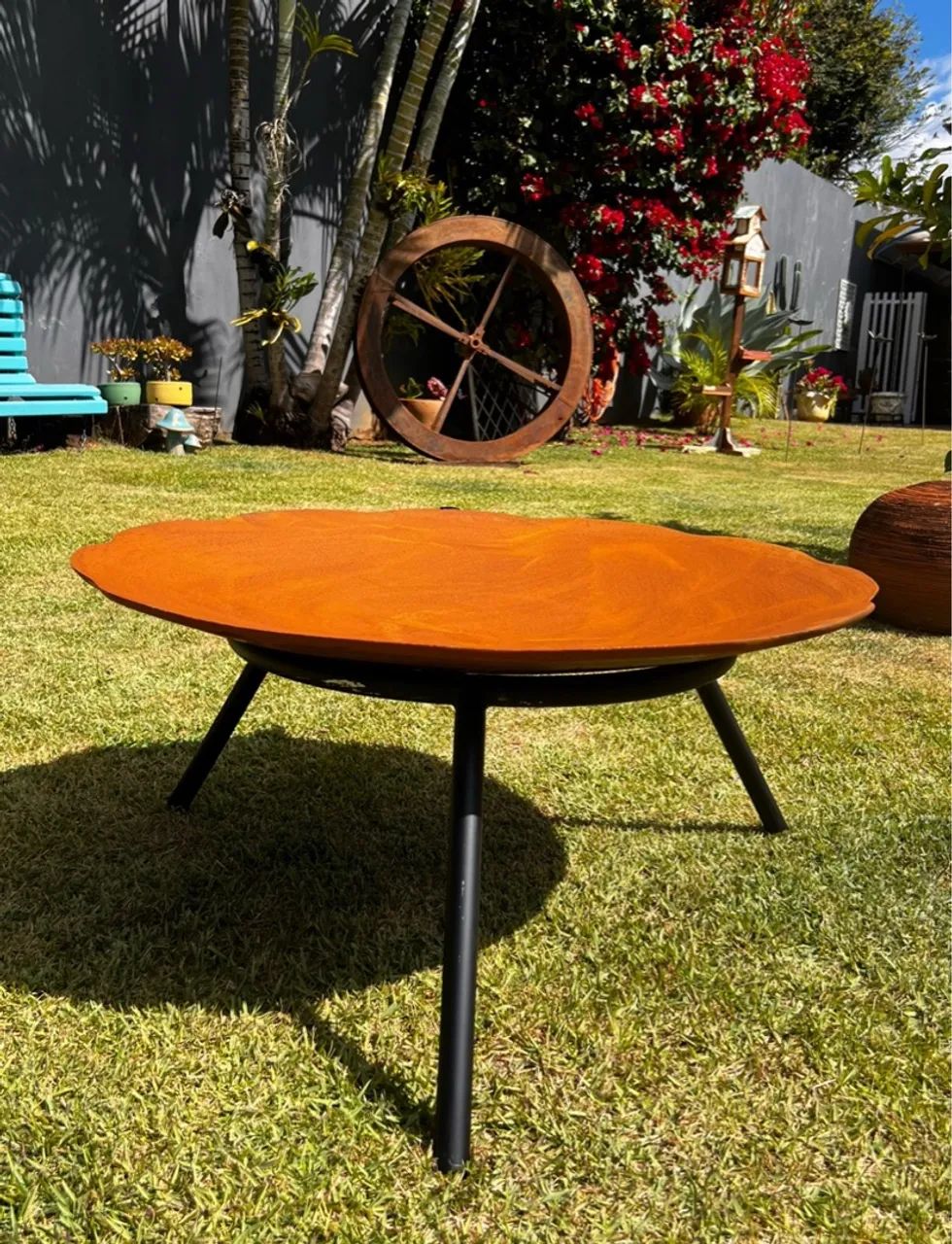 Lareira externa, pira, lenheiro, braseiro, fogueira,  - Foto 2