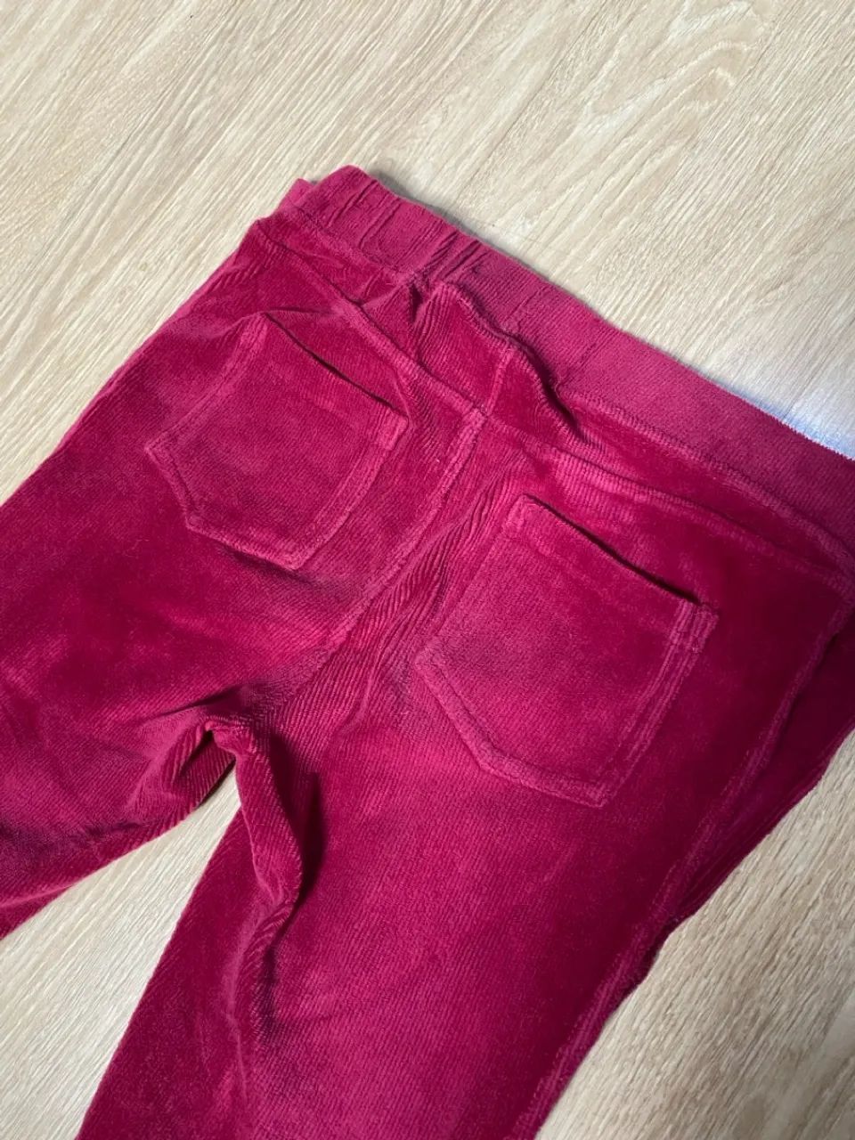 Calça infantil menina vinho de veludo - Fuzarka 11/12 anos - Foto 2