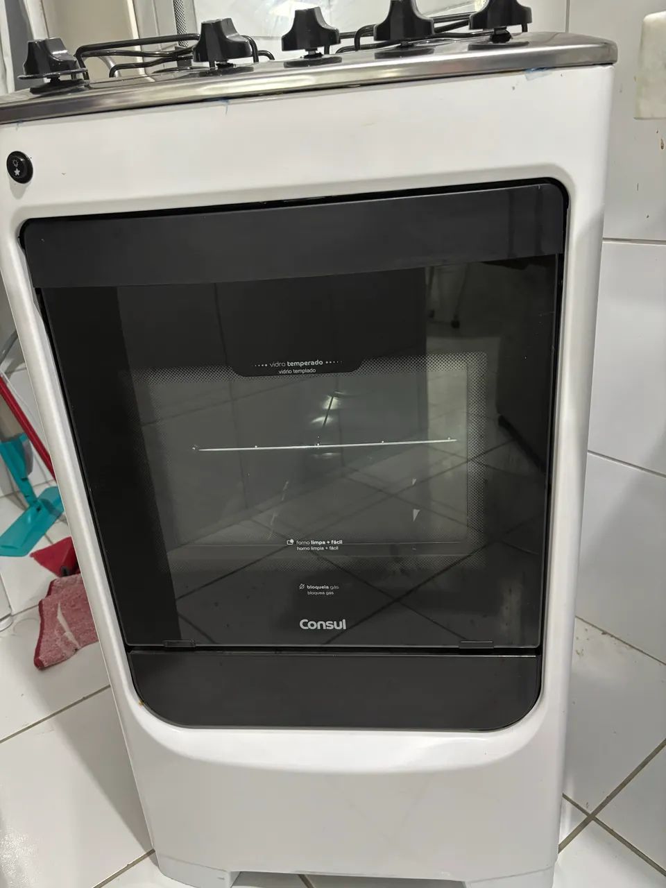 Vendo Fogão Cônsul de 4 bocas branco - Foto 4