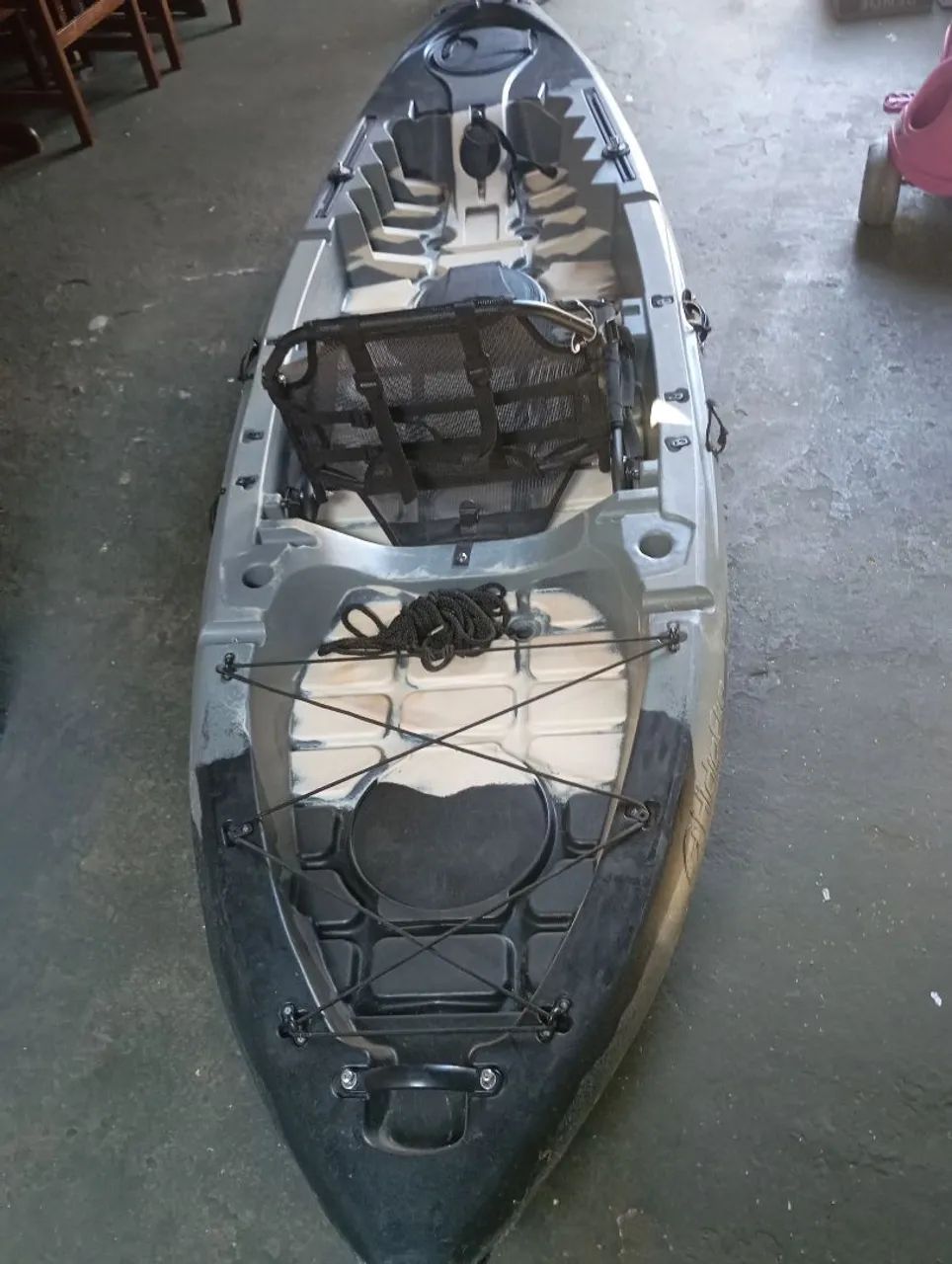 Vendo caiaque caiman 100 watz * valor 2.200 parcelo 12x somente venda - Foto 2