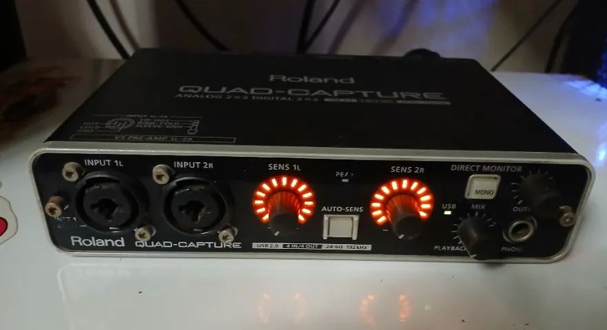Placa de som USB Roland Quad Cpture. - Foto 2