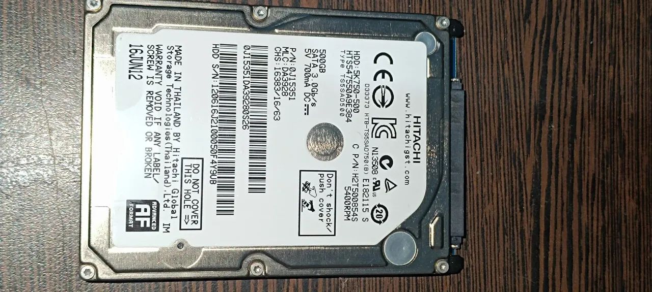 HDS 500GB notebook  - Foto 3