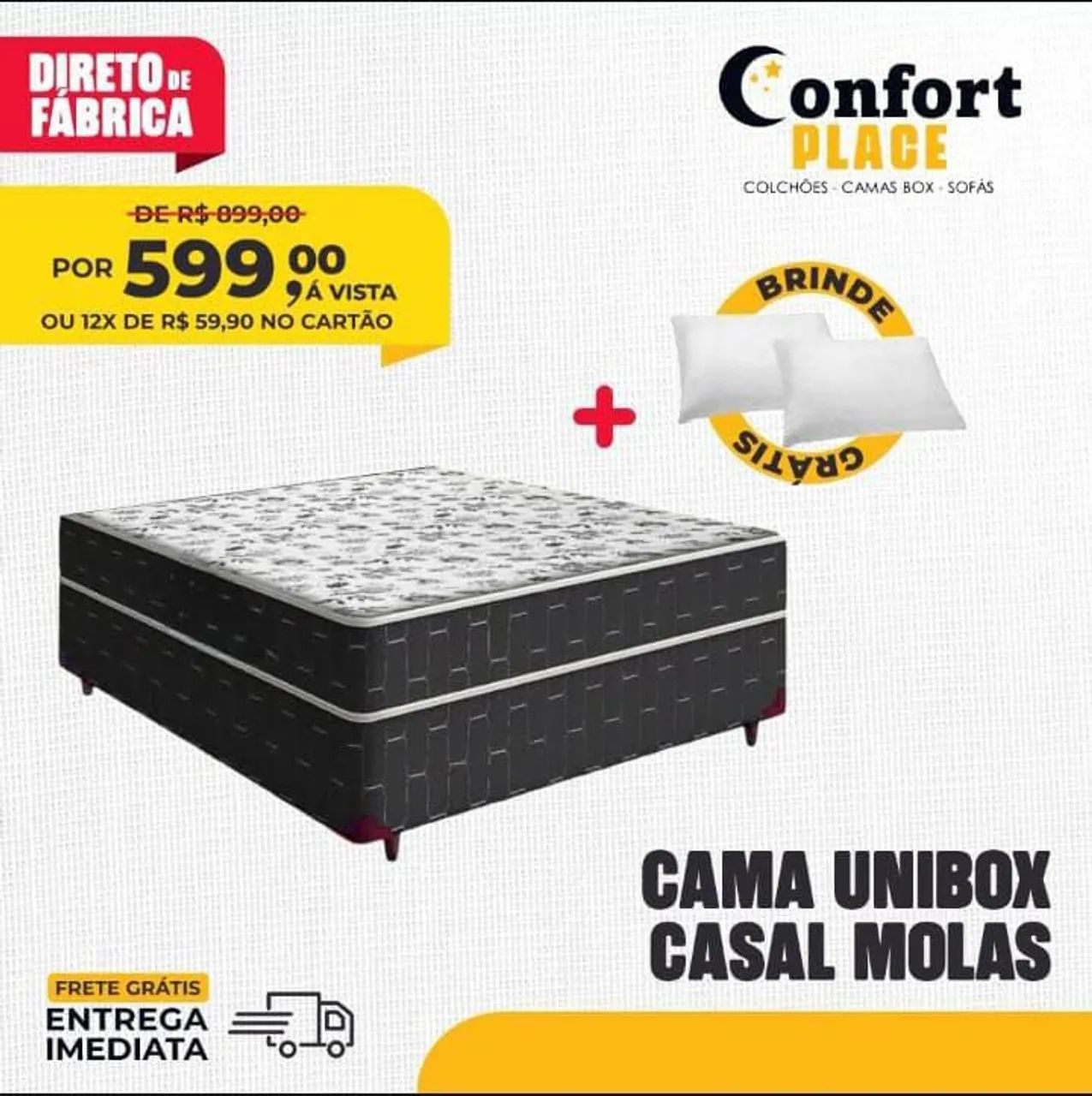 CAMA BOX CASAL CONJUGADA MOLAS