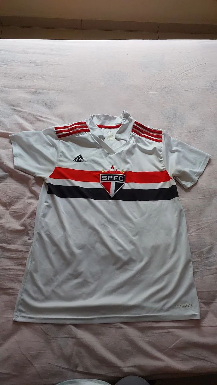 CAMISA TIME FUTEBOL SÃO PAULO SPFC  GG  COM SINAIS DE USO E DO TEMPO SÓ VENDA NÃO TROCO 
