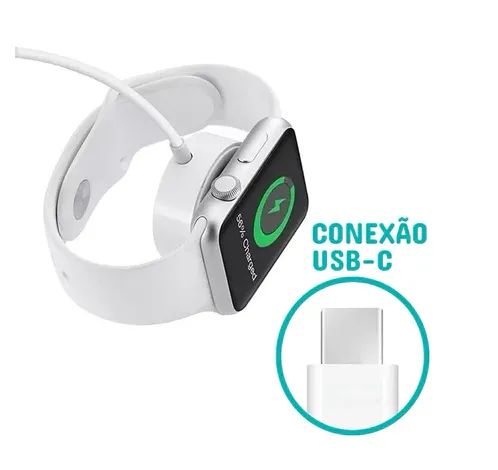 Carregador Usb-c Compatível Para Apple Watch 10 9 8 7 6 Ultra 1 e 2 - Foto 3