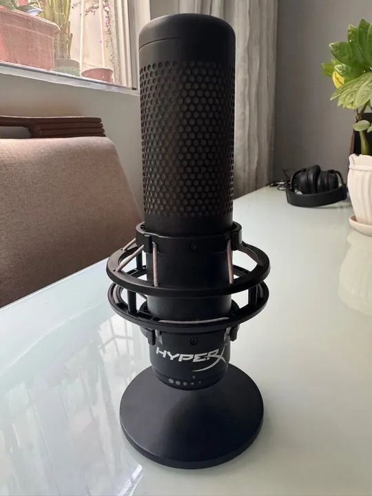 Microfone Gamer HyperX Quadcast S Antivibração - Foto 2