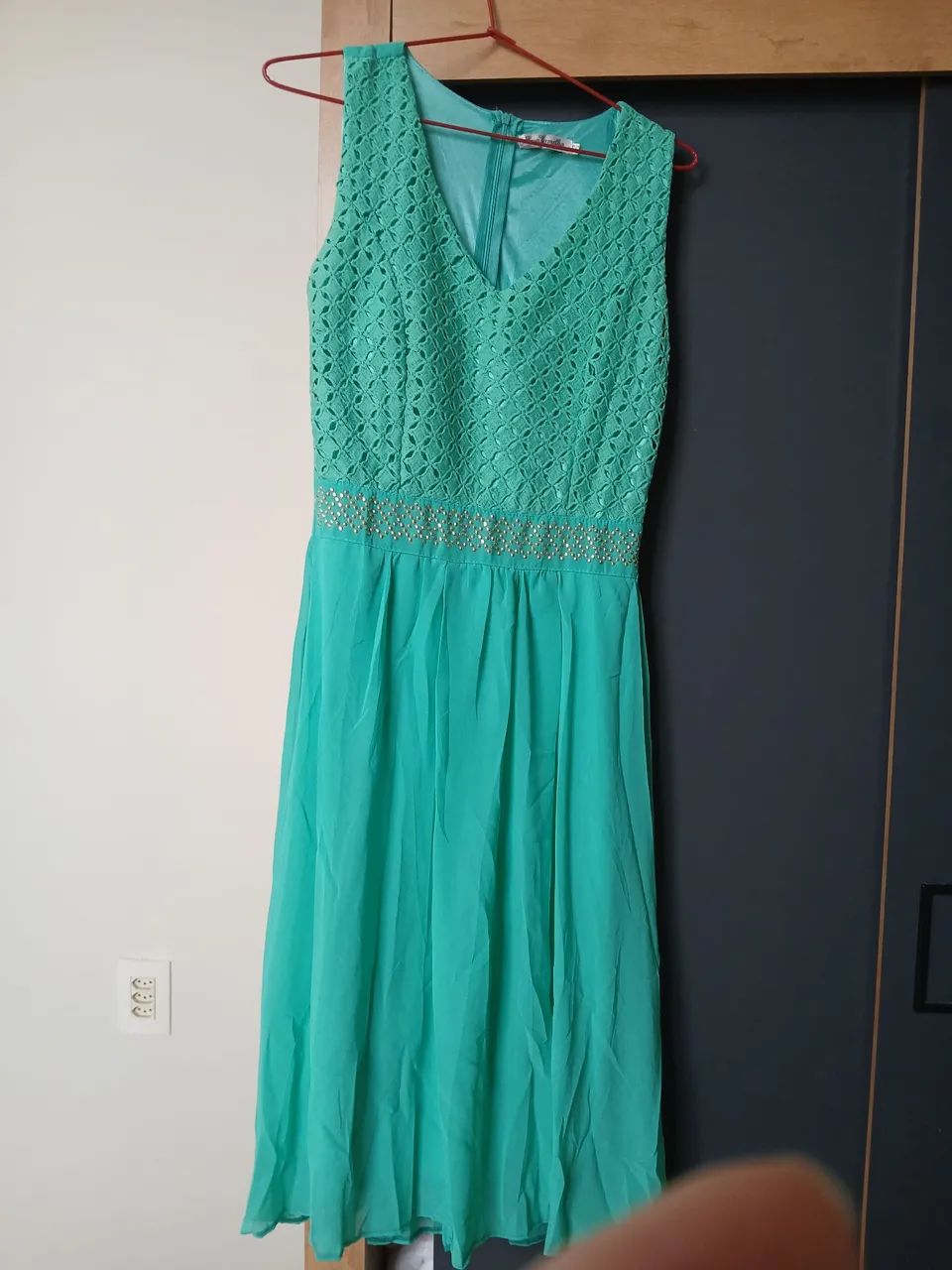 Vestido verde elegante