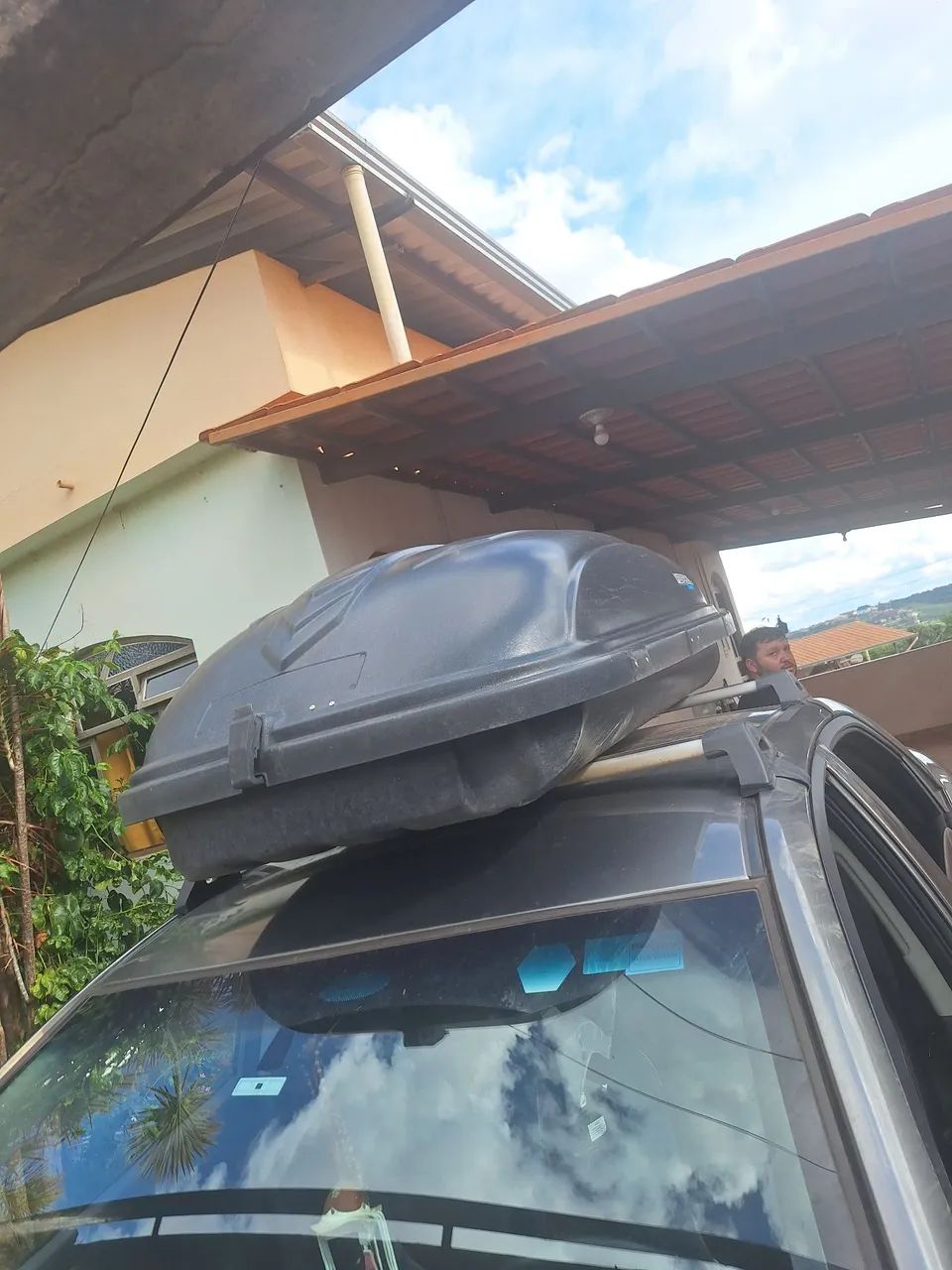 Bagageiro  de teto  500lt com suporte rack de aluminio - Foto 4