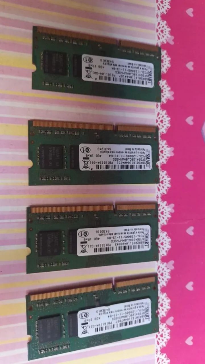 Memórias RAM Smart 4GB DDR3 para Notebook Barato!
