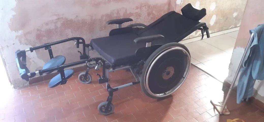 Cadeira de Rodas Ortobras Reclinável - Foto 5