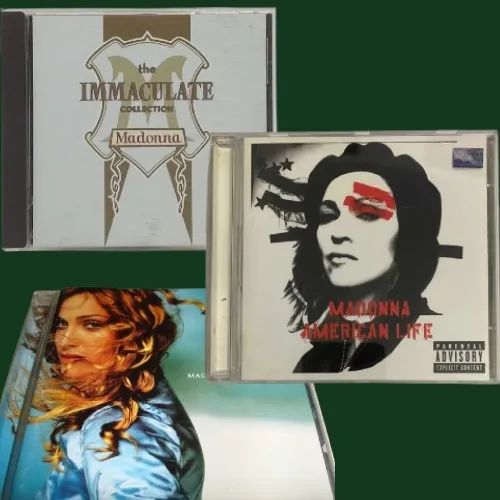 3 cds madonna por 50 - originais 