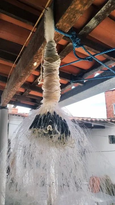 Tarrafa de pesca malha 6 fio 0.25 - Foto 3