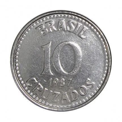 Moedas 1 Cruzado 1988 e 10 Cruzados 1987 - Foto 3