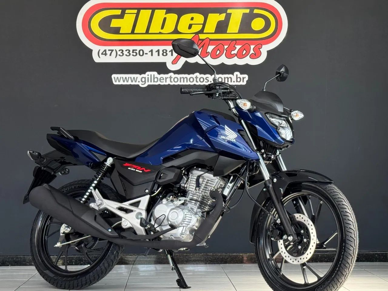 CG-160 FAN ZERO KM AZUL 2025/2025