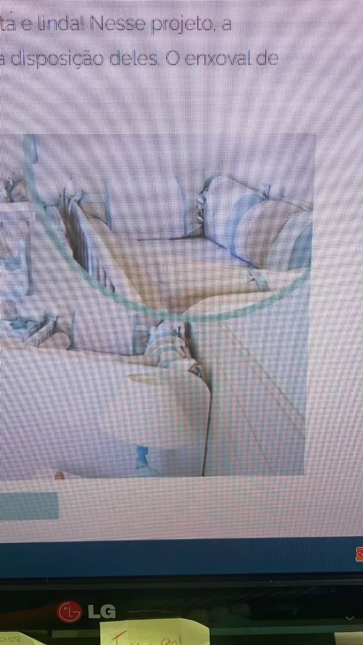 Berço em madeira (Dolce Spazio) na cor Branca com colchão e kit de  berço masculino   - Foto 3