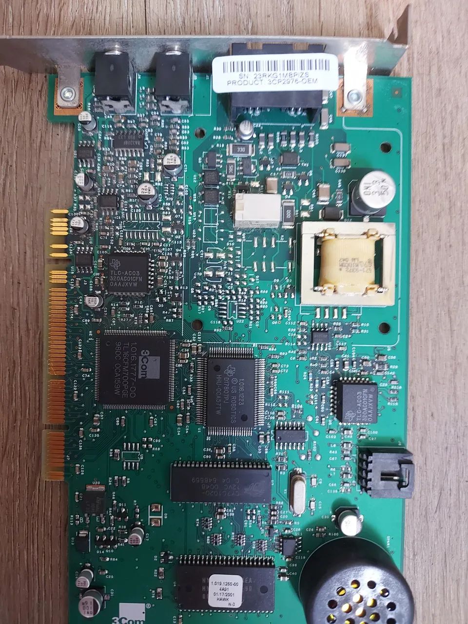 Placa Fax Modem Antiga da USRobotics interface ISA PCs 486  - Foto 5
