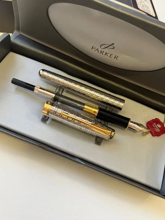 Caneta Tinteiro, Parker Silver Tartan GT SONNET 