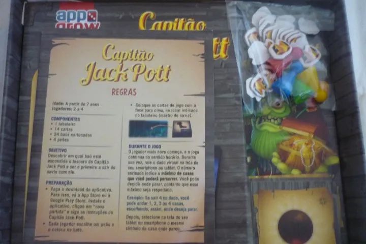 Jogo Capitão Jack Pott Completo Em Bom Estado - Foto 4