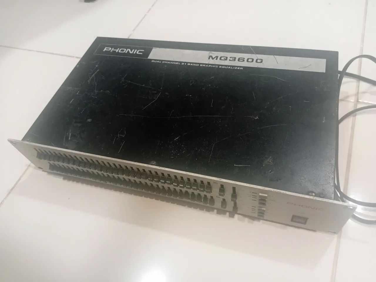 Equalizador Gráfico Phonic MQ3600 Dual 31 Bandas