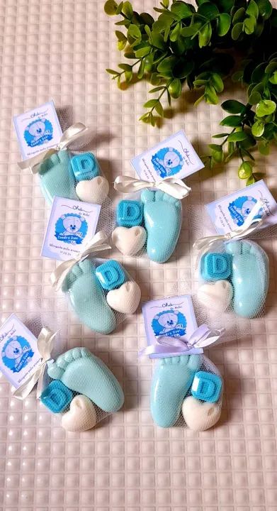 Lembrancinhas de Chá de Bebê - Sabonetes Personalizados - Foto 4