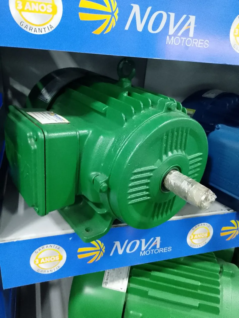 MOTOR ELETRICO 7.5CV TRIF 4P BAIXA RPM IP-56 NOVA