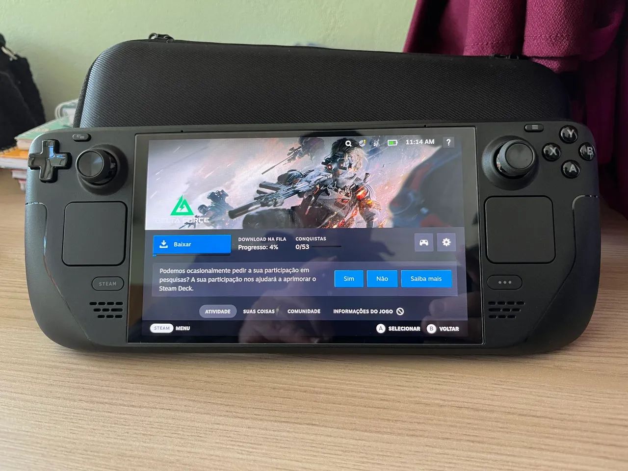 STEAM DECK OLED 512 GB NOVO NA CAIXA - Consoles de Vídeo Game