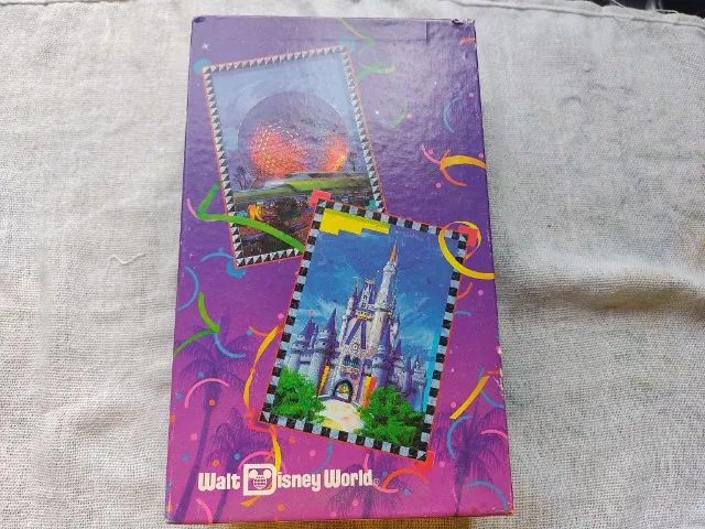 Disney Um dia em Magic Kingdom e Epicot Center Box  2 Fitas VHS Importado 1991