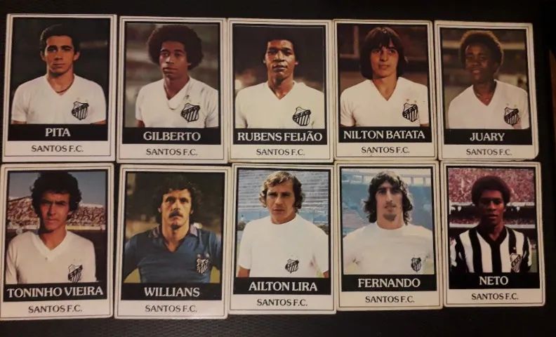Cards Ping Pong Santos FC 1979