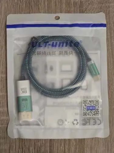 Cabo 8K DP para USB-C Bidirecional - Foto 4