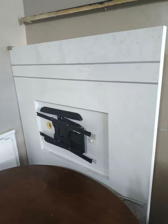 Painel de TV em madeira maciça  - Foto 3