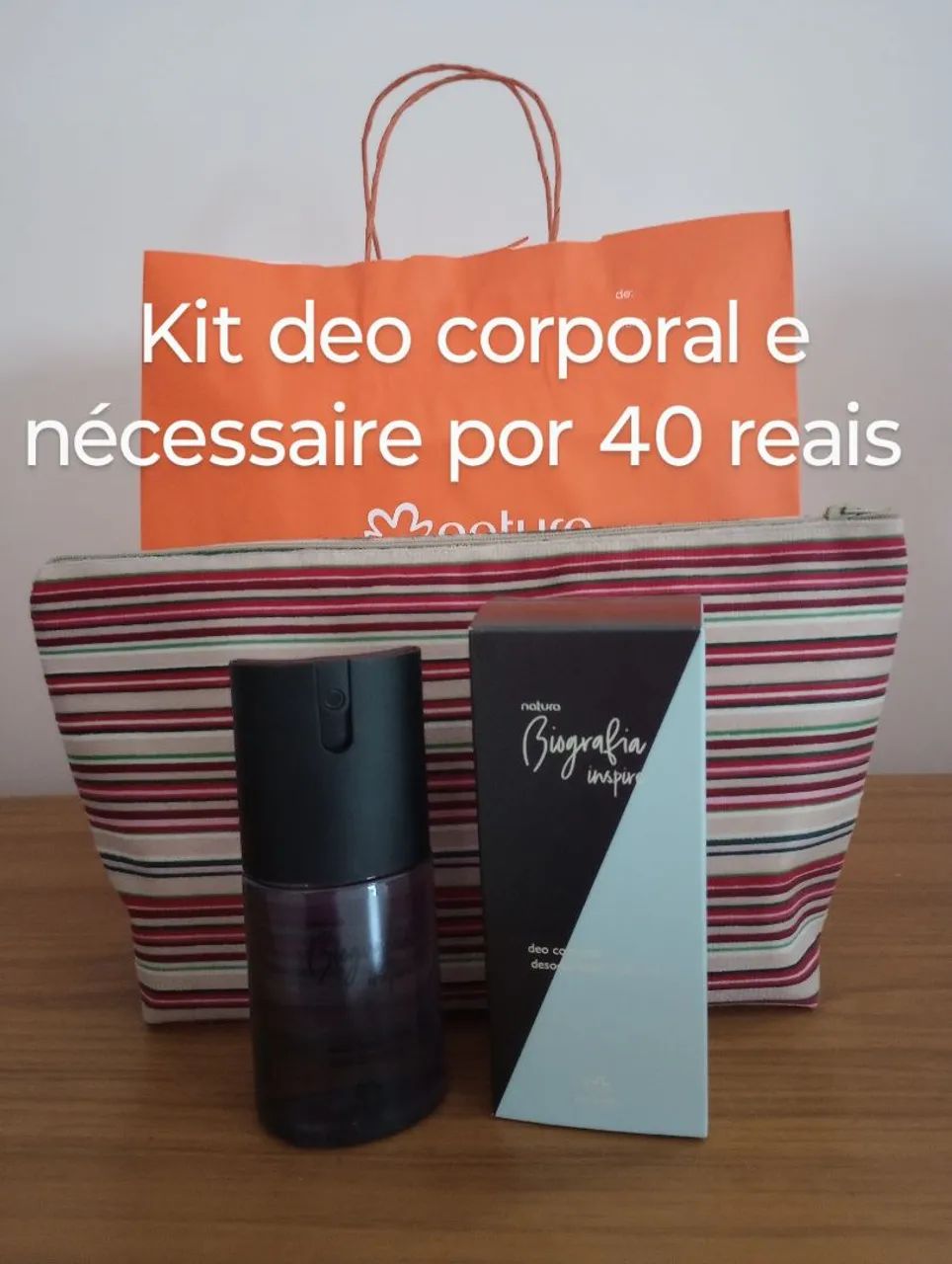 Kit Body Splash, Hidratante e Necessaire Natura - Foto 5