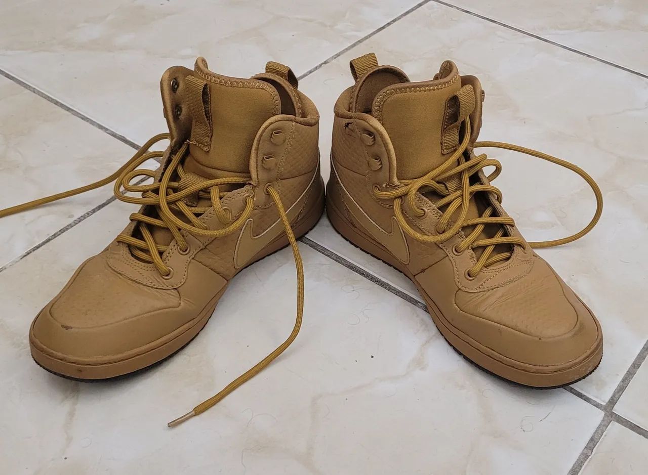 TÊNIS NIKE EBERNON MID WINTER "WHEAT" - TAMANHO 40 - Foto 4