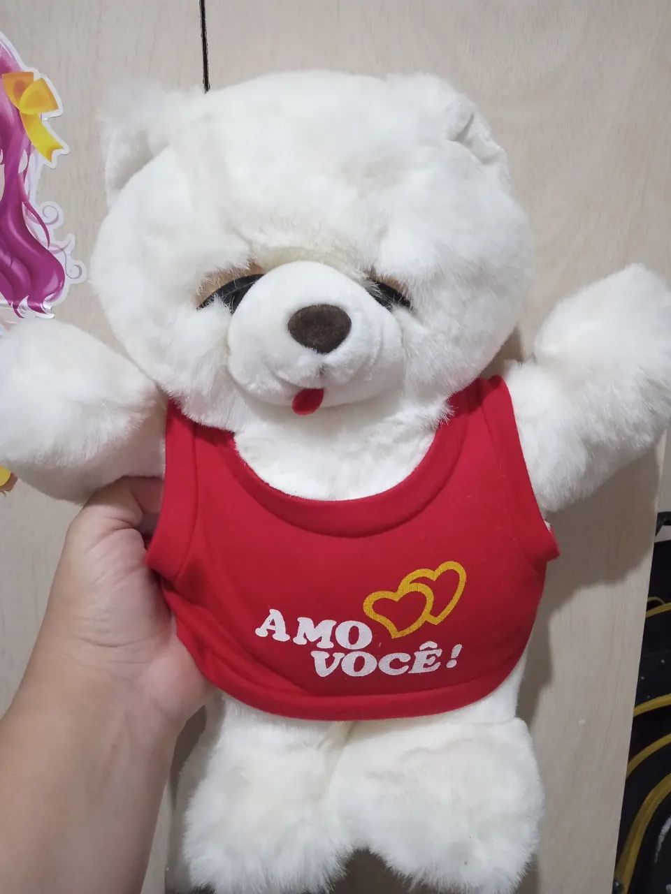 Urso Ursinho de Pelúcia Lionella anos 80