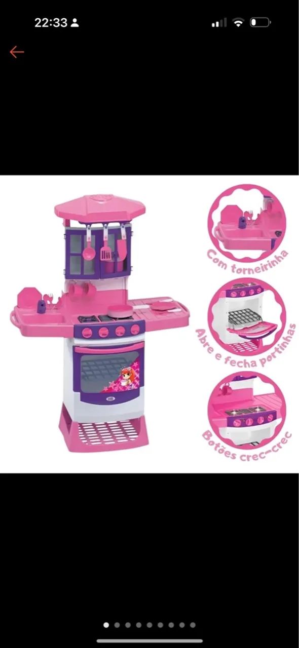 Cozinha Infantil Brinquedos + geladeira