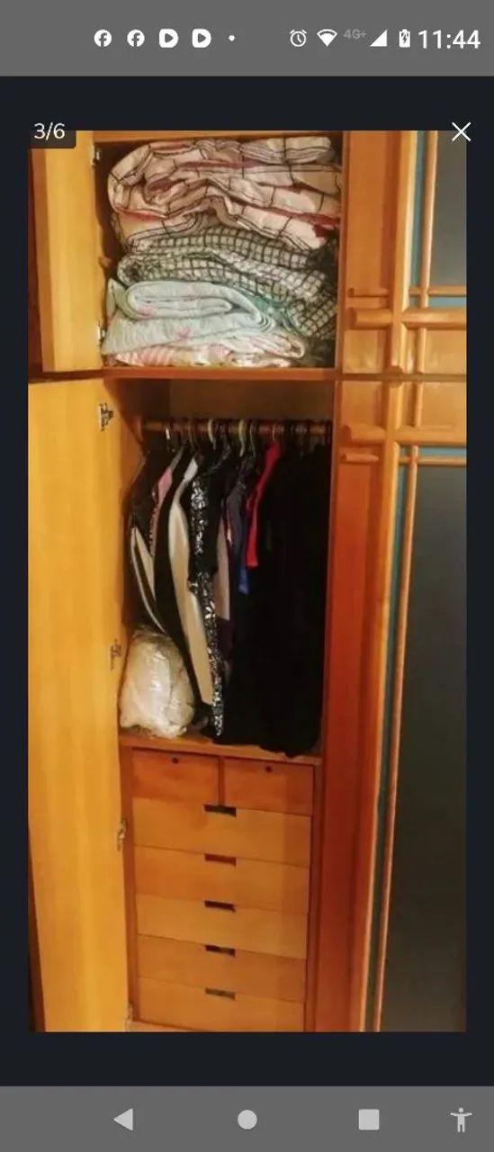 Guarda-Roupas de madeira maciça - Foto 3