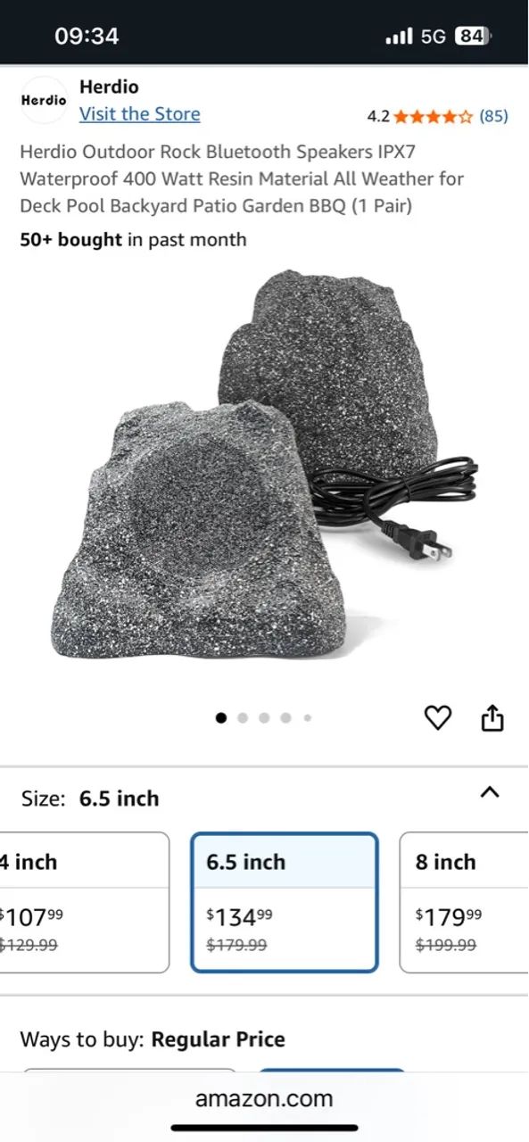 Caixas de som Bluetooth para área externa - Rock