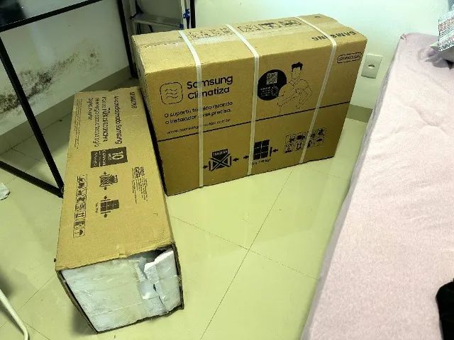 NOVO por preço de usado! Ar-condicionado Split Inverter Samsung Windfree Pro Energy - Foto 2