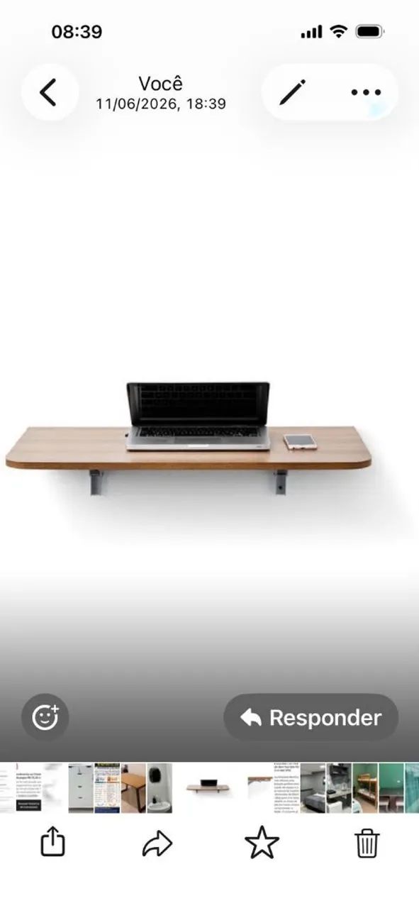 Mesa retrátil 