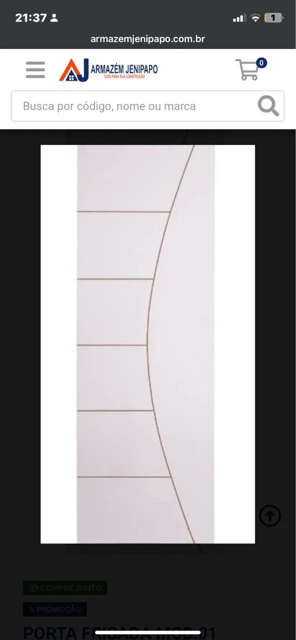 Vendo Porta Frisada Nova no plástico ( comprei o tamanho errado )