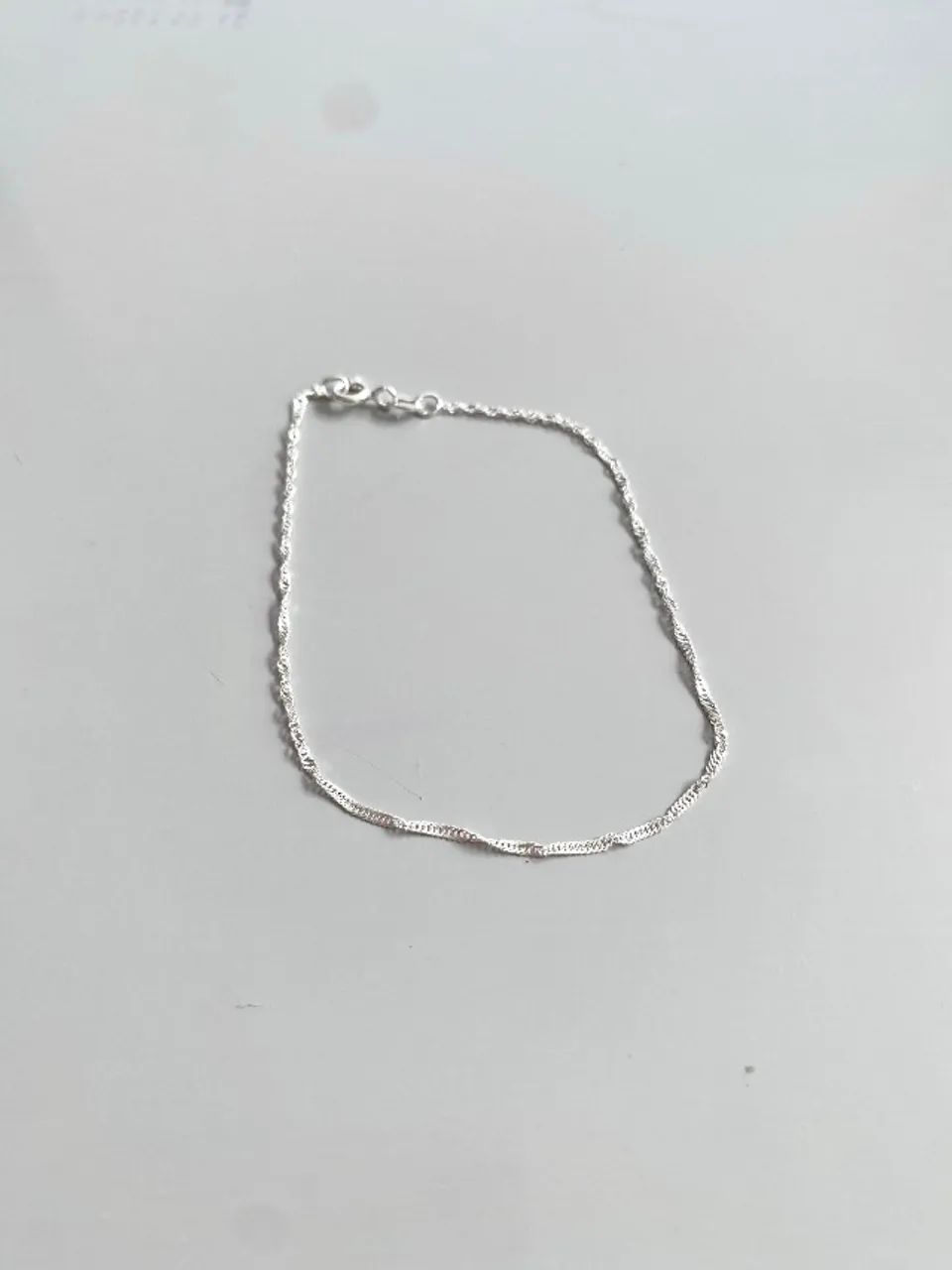 Pulseira Singapura prata 925 - Foto 3