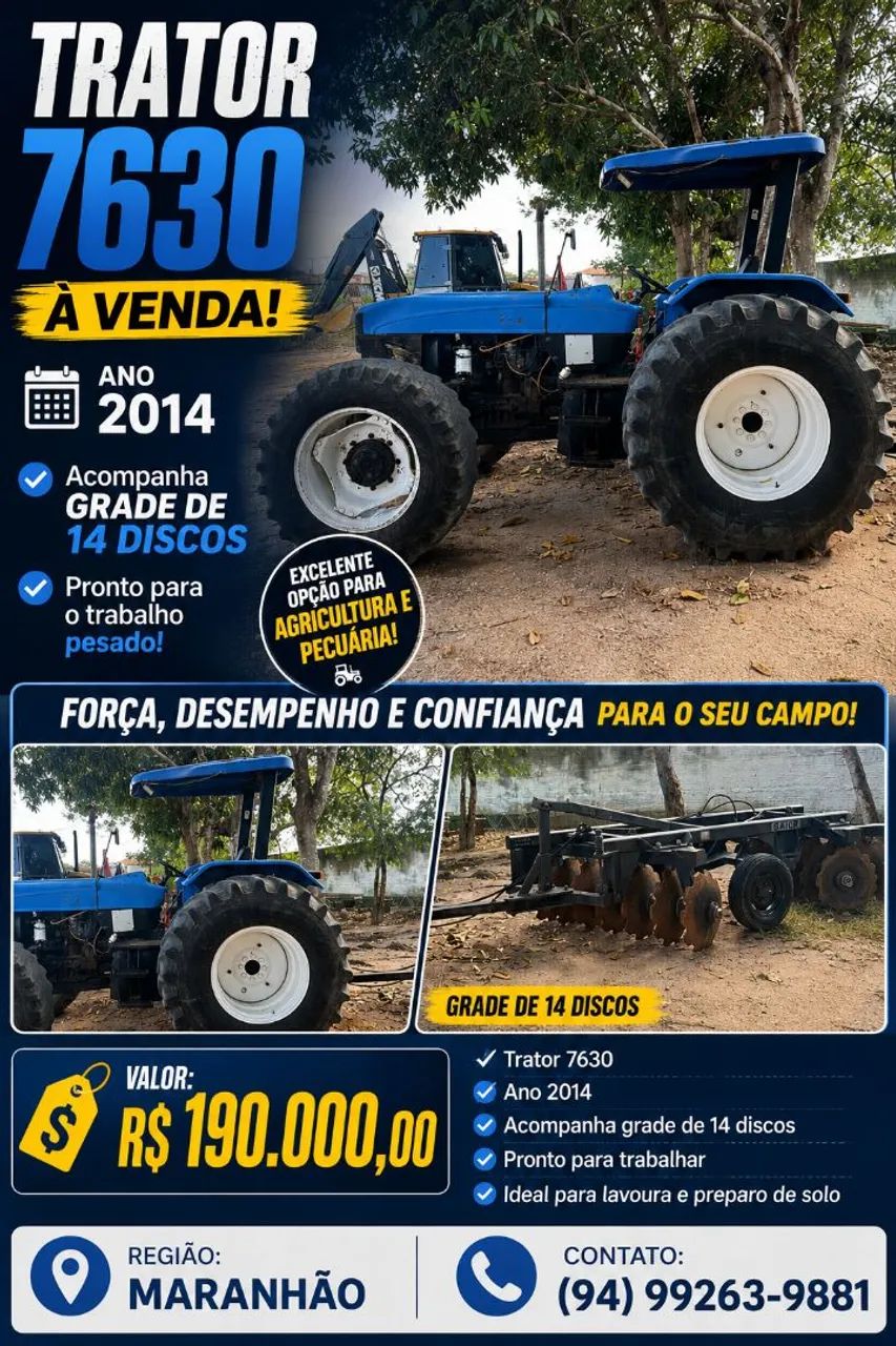 Trator a venda