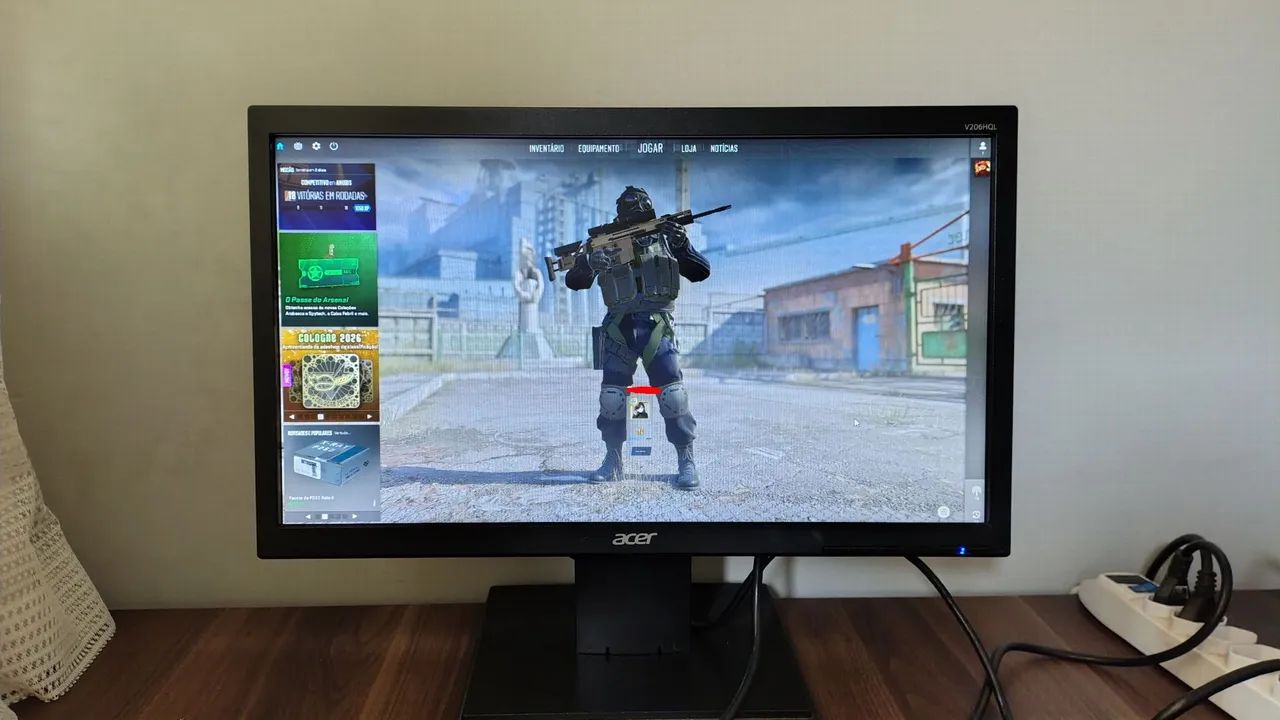 Monitor Acer V206HQL 19.5 Polegadas HDMI - Perfeito Estado (Pronto para Uso)