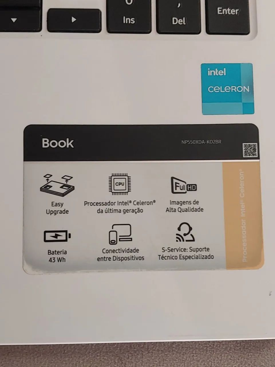 NOTEBOOK SAMSUNG BOOK E20 BRANCO - Foto 5