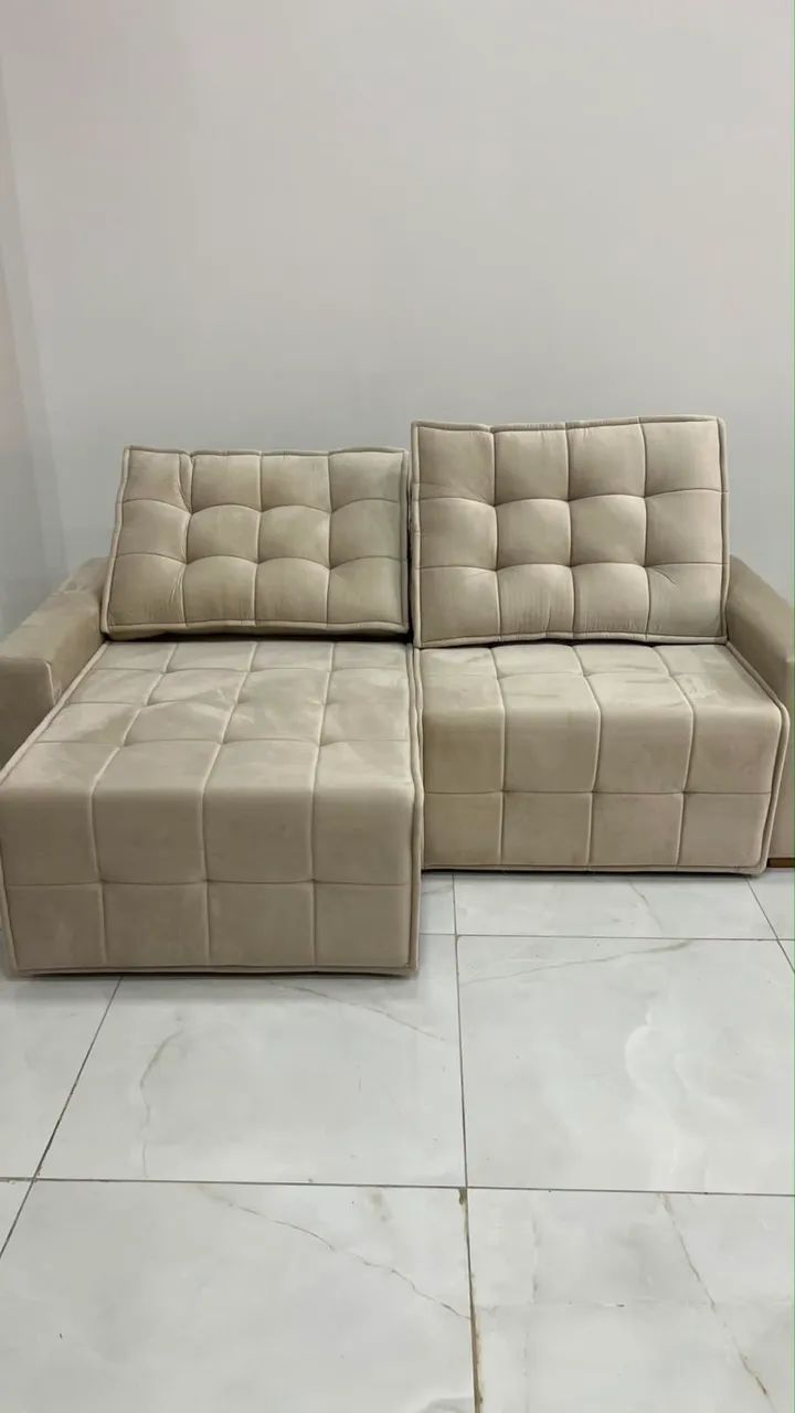 Sofá retrátil novo, preço de fábrica. - Foto 3