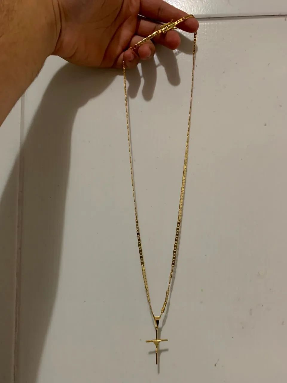 Corrente 4 mm banhada ouro 18K - Foto 2