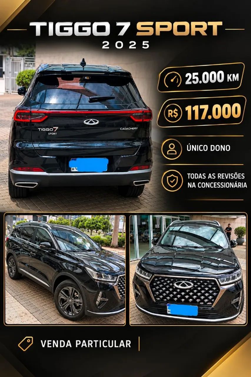 Caoa Chery Tiggo Tiggo 7 SPORT 1.5 Turbo Flex 16V Aut. 2025