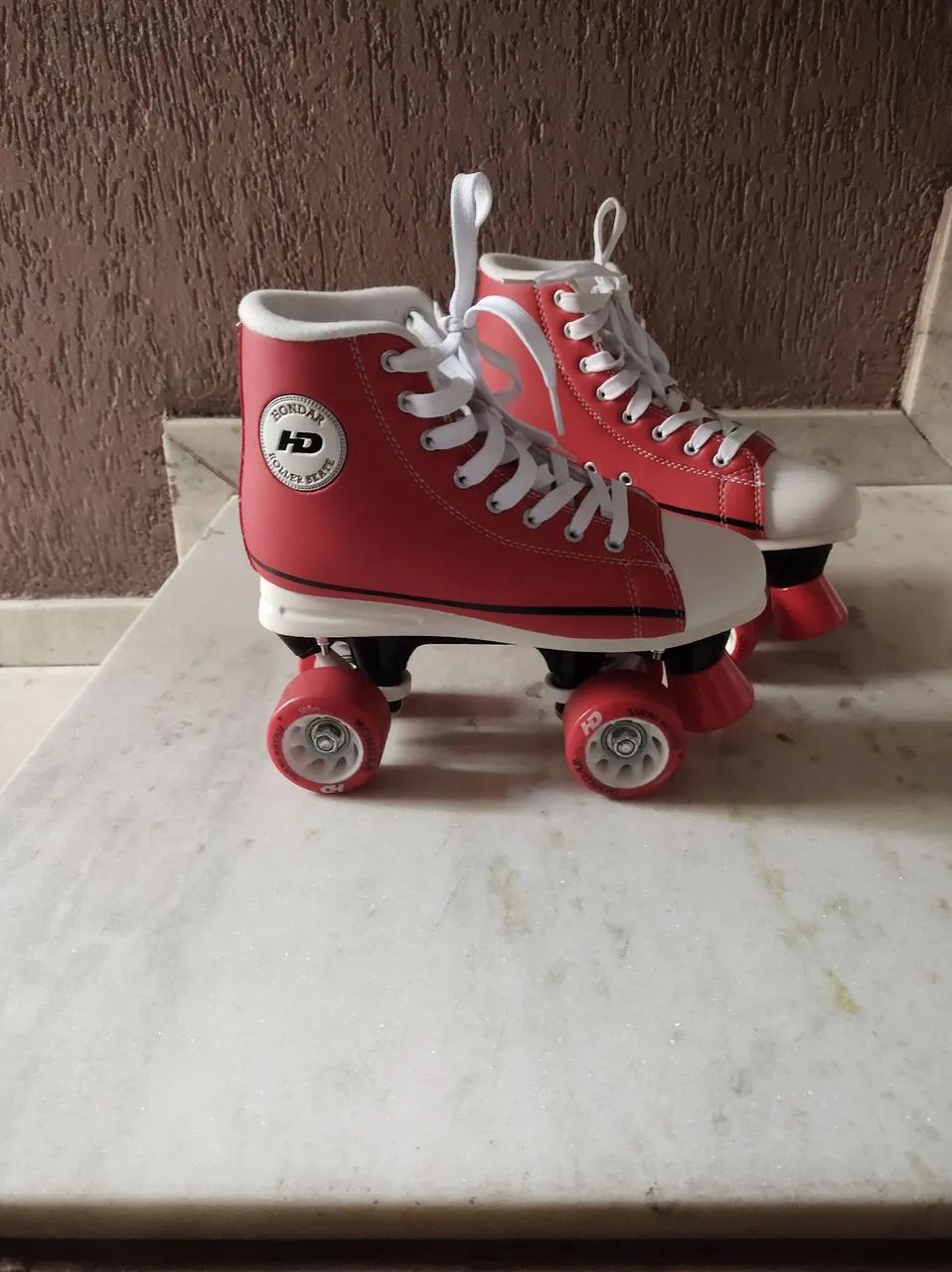 PATINS HD INLINE ALL STAR VERMELHO -- HONDAR - Foto 3