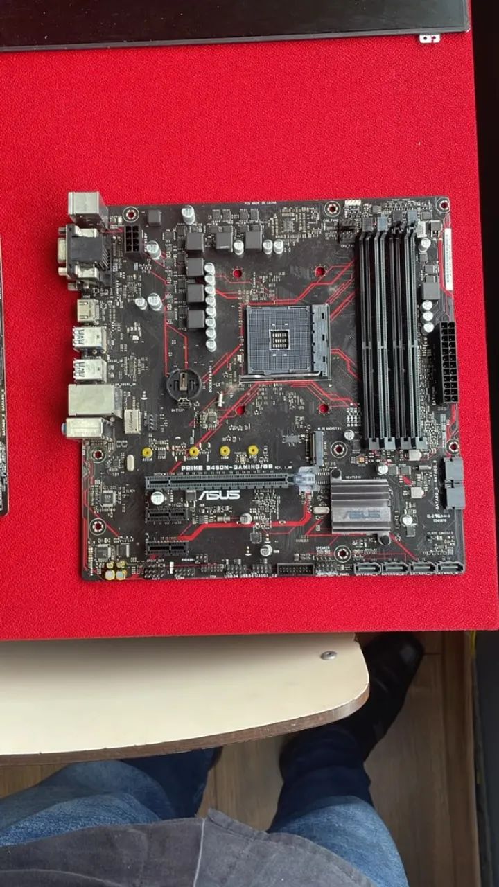 Placa Mãe Asus B450m - Foto 3