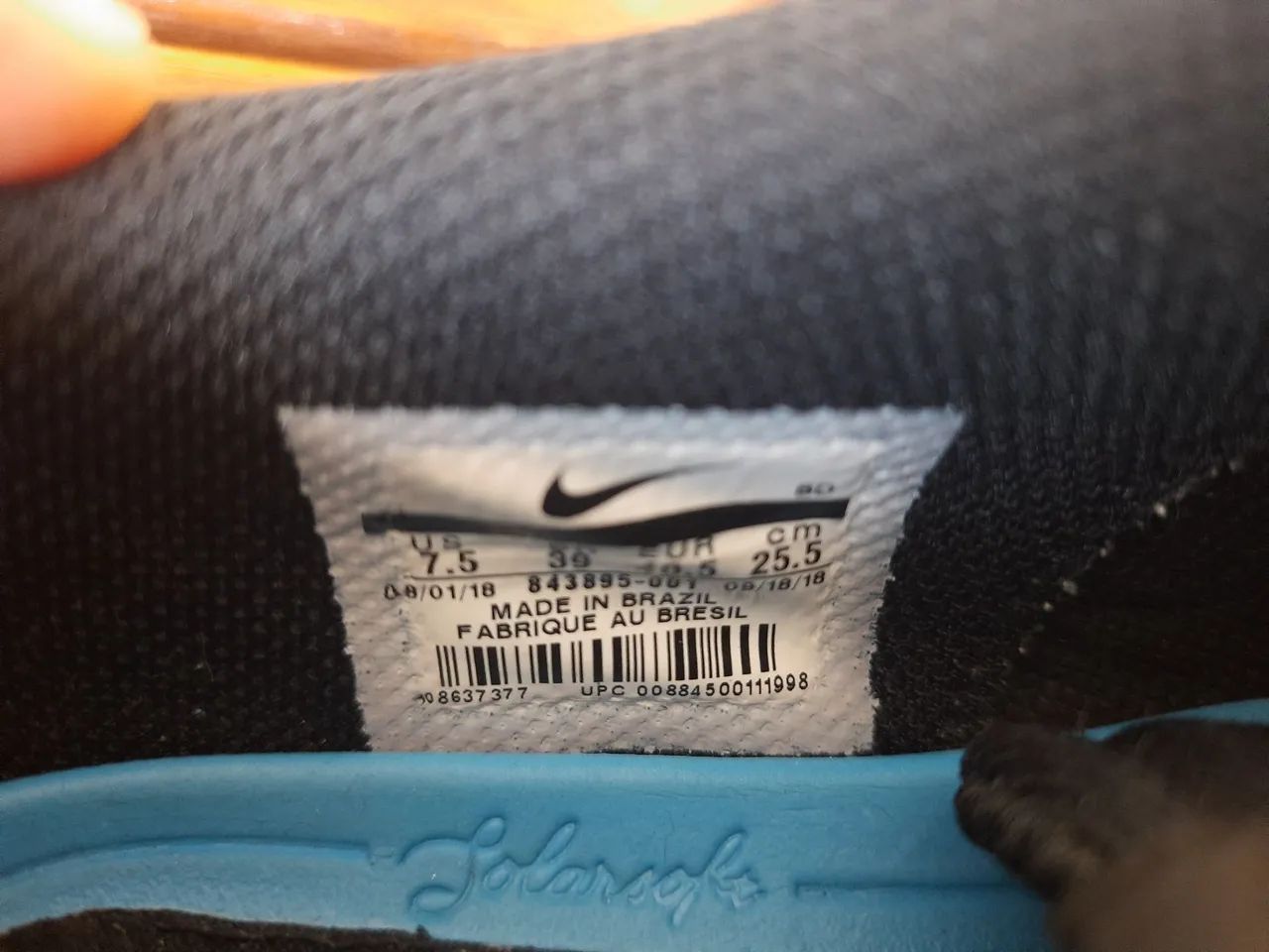 Tênis Nike Solarsoft preto número 39 - Foto 3